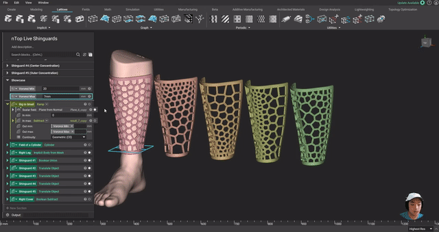 video: Custom shin guards from 3D scan data