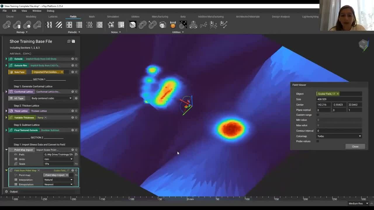 video: nTop Training: Shoe Design – Thursday, September 9, 2021
