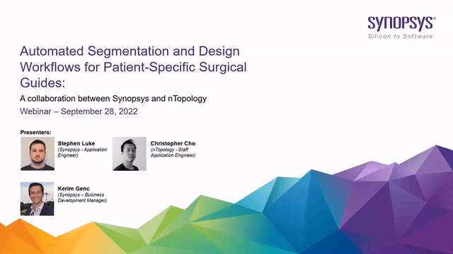video: Webinar: Automated segmentation and design workflows for patient-specific surgical guides