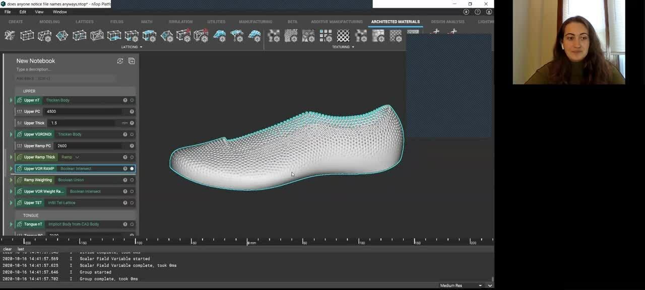 Video: Industrial design DfAM Series: Designing a 3D printed shoe